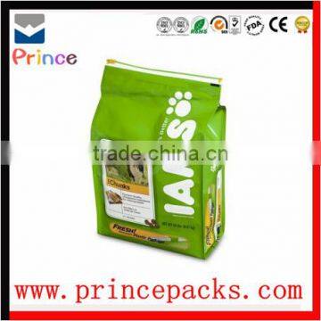 Kraft paper ziplock aluminum foil bag /stand up bag with windows