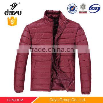 OEM servies men's winter waterproof windproof warm Primaloft padded jacket puffer jacket bomber jacket sporty chic