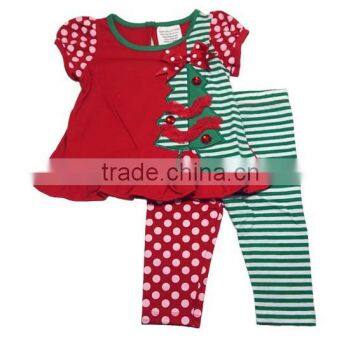 designer brand Christmas tree cotton toddler baby clothes gift set