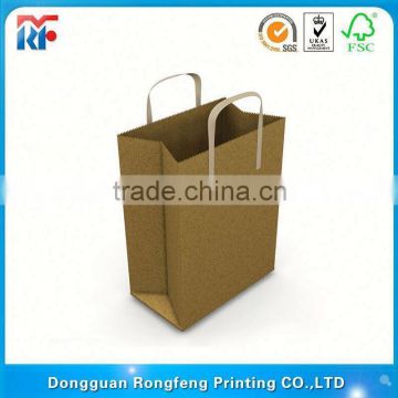 flat handle paper grocery bags