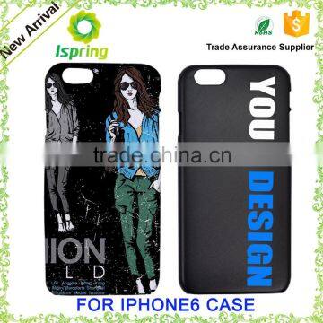 2016 Hot sales customise mobile phone case for iphone 6, hard PC case for iphone 5 6