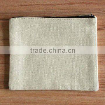 Best Selling Custom Canvas Zipper Pouch /Canvas Zipper Bags Wholesale