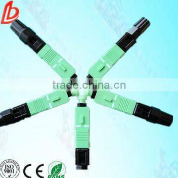 sc/apc fiber optic fast connector/fiber optic quock assembly connector/quick splice on connector