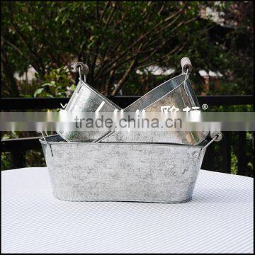 S/3 Cheap Customized Iron Sheet Basket photo-2