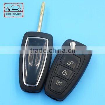 High quality Ford fous remote flip key shell blank ford remote key fobs