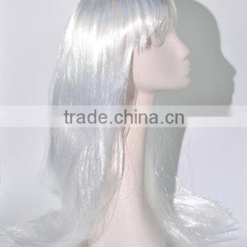 Hot Silk White Synthetic Wig N271
