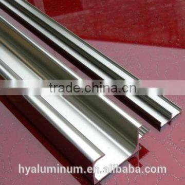 Silver Electrophoresis Aluminum Extrusion Profile for Cabinet Door