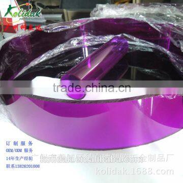 Transparent big size perspex pipe for perspex tv stand