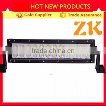 72W aluminum IP67 13.5 inch 2 rows roof truck 4X4 led offroad light bar for truck