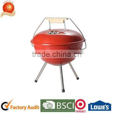 Powder Plated Charcoal Grill with Lifting Handle BBQ grill Grills with Handle Hongxuan Factory