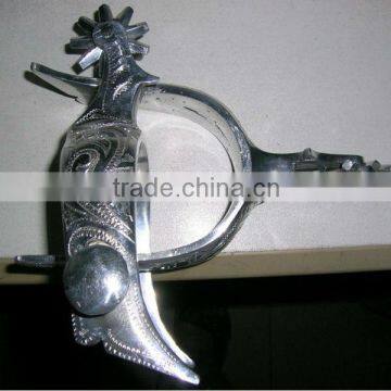 Aluminium Engrave Spurs cowboy spurs