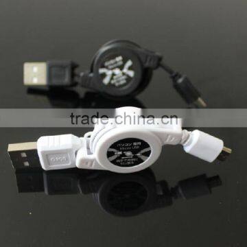 Most Popular Colored Retractable Micro Usb Cable Data Line