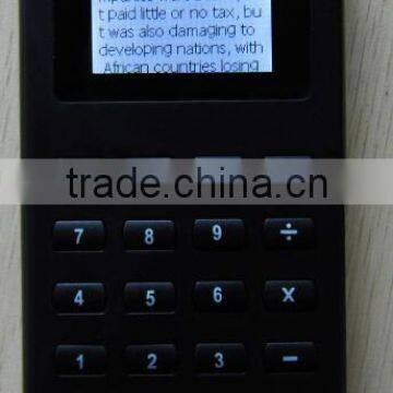 ebook reader electronic primary notebook calculator