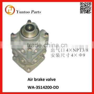 huanghai bus air brake valve WA-3514200-DD, original vie air brake valve