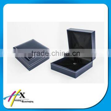 2016 Custom Made Plastics Jewelry Boxes With PU Leather Insert