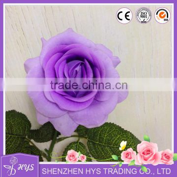 Real touch rose flower heads 6-7cm