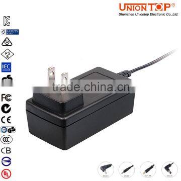 UL CE FCC approval switching power supply battery charger 9.6v ac power adapter