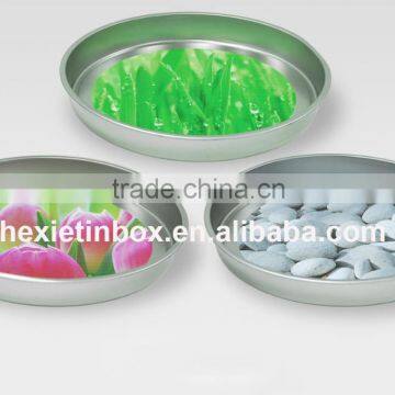 2016 Colorful Round Metal Tin Tray And Tin Plate For Home Or Restaurant