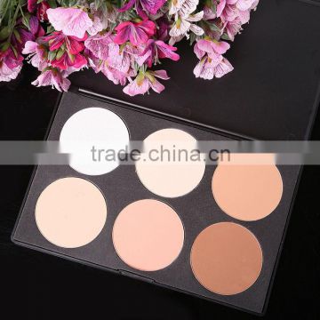 Hot Professional 6 Colors Contour Face Powder Makeup Cosmetic Blush Palette New