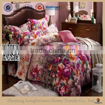 Manufactory wholesale 100%polyester home textile organic swaddle blanket 3d bed set