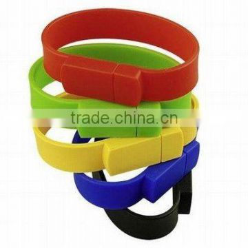 promotion gift high quality silicone usb bracelet watch