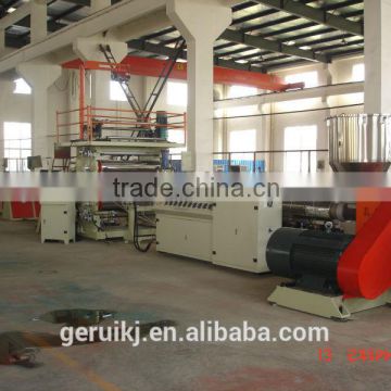 Professional New and recycled Plastic extrusion HD LD PE sheet production line