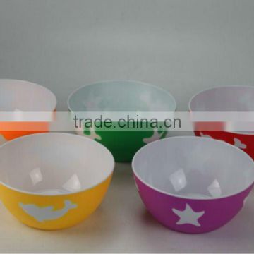 Pastic colorful bowl