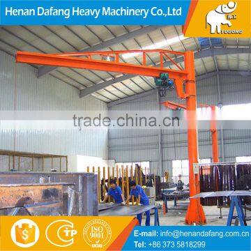 Fixed 360 Rotation 10 Ton Column Mounted Jib Crane with Hoist