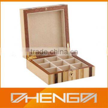 High quality customized made-in-china wooden tea box for storage (ZDW-T005)