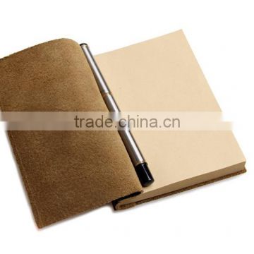 Top Quality Genuine Leather School Diary Cover Design