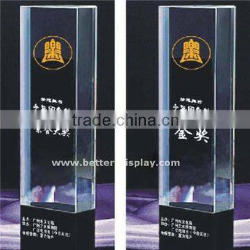 custom clear acrylic award plates