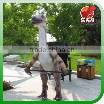 Amusement Park Equipment Animatronic Dinosaur Pulling Car