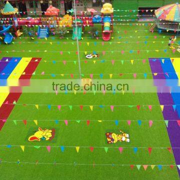 preschool decoration artificial synthetic grass easy to install