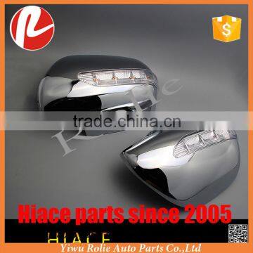 Toyota hiace KDH 200 2005-2016 refit chrome yellow LED turn signals side mirror cover auto parts