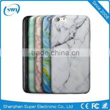 2016 Wholesale Durable Marble Pattern Slim TPU Protective Case Cover Shell For Iphone 5 6 6S Series LCD Screen