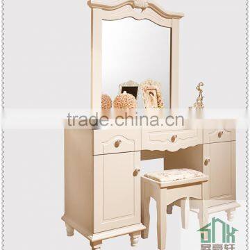 Simple Design White Wood Dressing Table HA-818# Dressing Table Designs For Bedroom