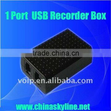 Supply 1 line usb telephone voice recorder