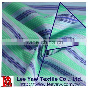 92% polyester 8% Spandex Yarn Dyed fleece stripe jersey fabric for garment