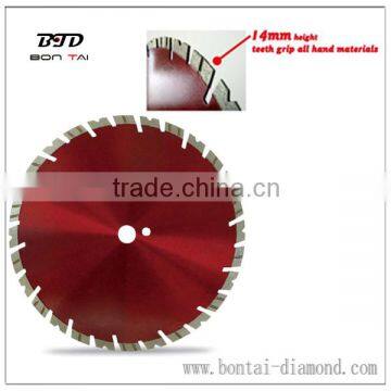 Hand held machine super sintered blade