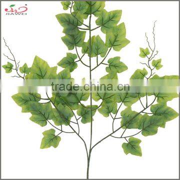 Cheap Factory Wholesale Fabric Decorative Artificial Green Grape Branches and Leaves/leaf photo-4