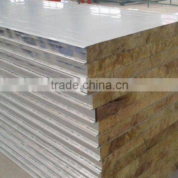 China Manufacturer rockwool sandwich panel fireproof roofing roof tile sandwich panel