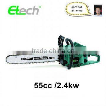 55cc gasoline chain saw/chainsaw chain/55cc gas chain saw ETG008C/chain