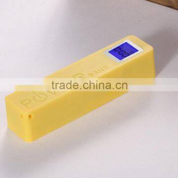 From Shenzhen supplier ,2015 Wholesale best selling Pocket usb portable Colorful mobile 2600mah power bank