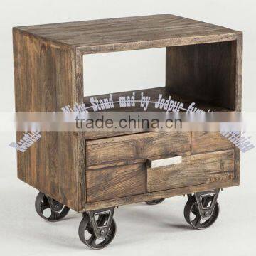 Jodhpur Handicrafts Rustic Wood Night Stand , Jodhpur furniture exporter