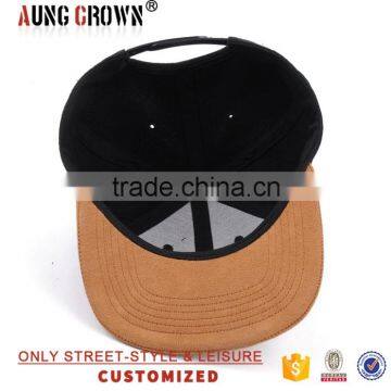 5 Panel Suede Brim Hat photo-6