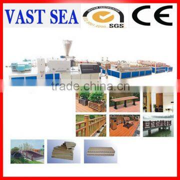 wood plastic composite sheet making machine/plastic machinery/extruding machine