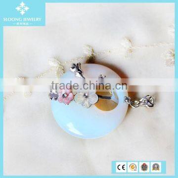 Fashion Natural Crystal Agate Stone Pendant Jewelry Made in China Wholesale