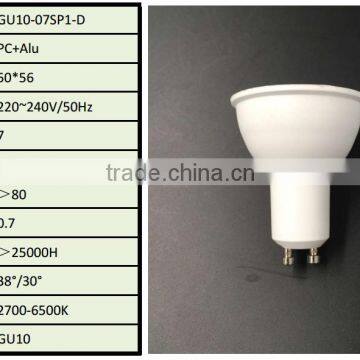 7W 400LM 80 Degree COB E27 Led Light Led COB Spotlinght Led gu 10 photo-6