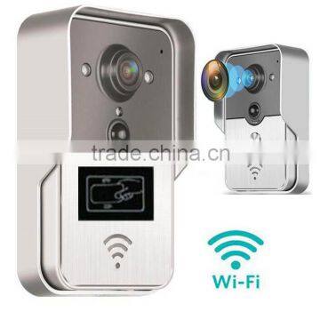 wifi video 7 inch screen buttom calling ID card access remote control unclock door beel