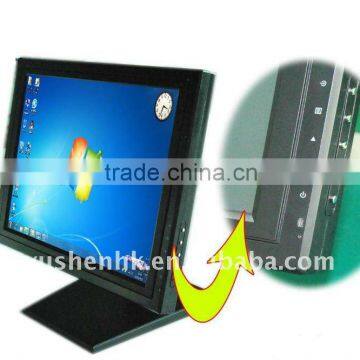 15 inch 17 inch 19 inch 22 inch TFT LCD touch screen monitor low cost with POS base HDMI VGA AV 03